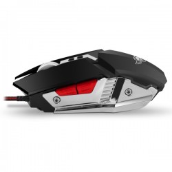 Souris SPIRIT OF GAMER filaire GAMING 3200 dpi -base métal Rétro-éclairage LED 4 couleurs Ref  PRO-M4