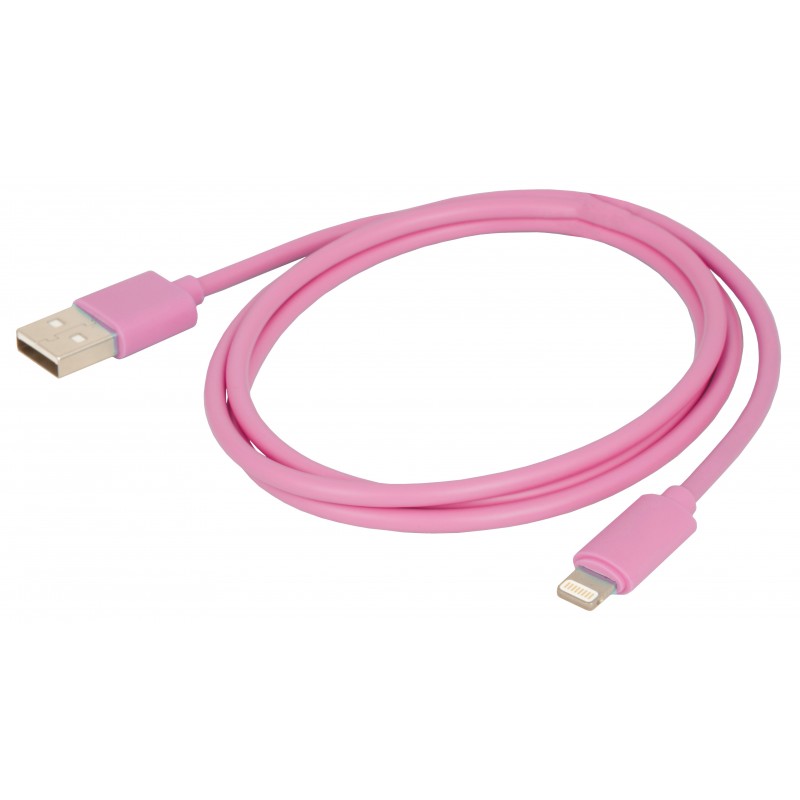 Câble de synchronisation USB ROSE iPod / iPhones / iPad - MFI - 1m URBAN FACTORY Réf : CID02UF