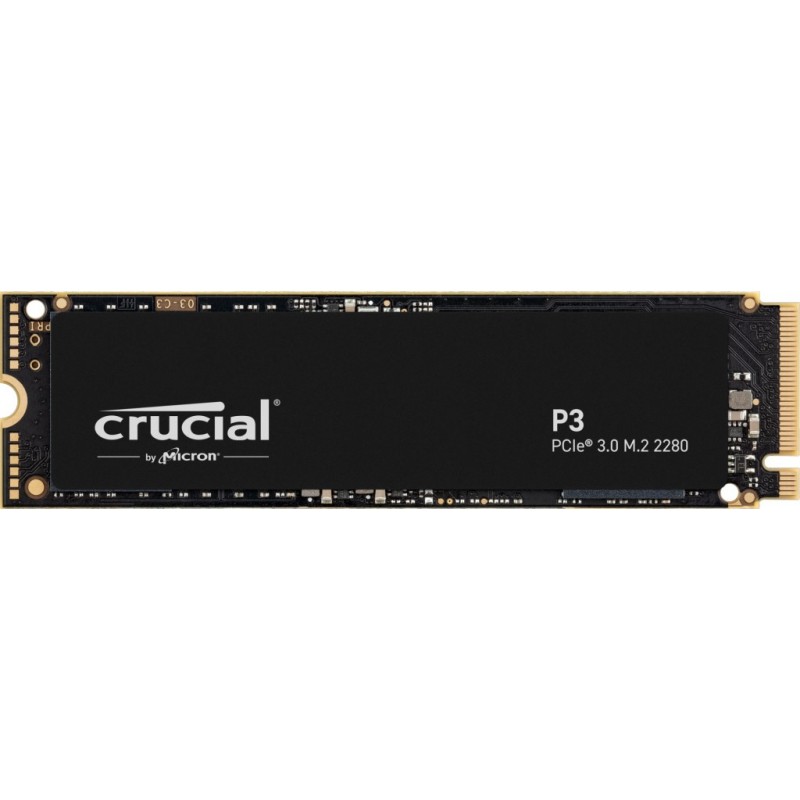 SSD M.2 - 2To P3 CRUCIAL PCIe NVME Type 2280 Réf   CT2000P3SSD8 GARANTIE CONSTRUCTEUR.