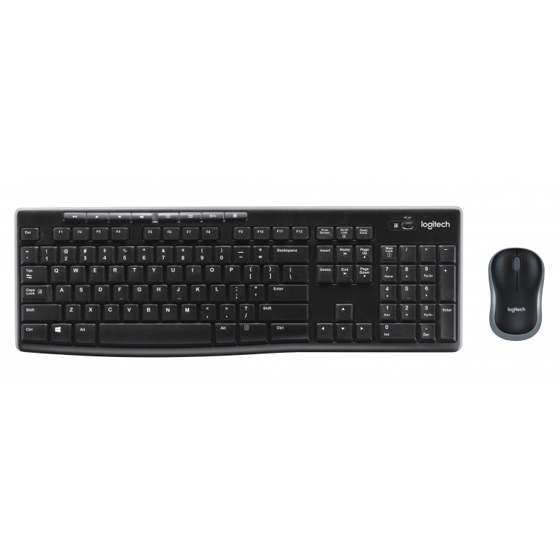 Clavier+Souris Sans fil MK270 BOITE LOGITECH en Noir USB Ref   920-004510