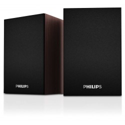 Haut Parleurs 2.0 USB Noir PHILIPS 7W,75 - 2000 Hz , 2 Voies, 2 Canaux Réf   SPA20 00.