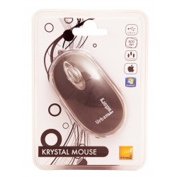 Mini Souris  USB URBAN FACTORY OEM 800 dpi avec molette CRISTAL NOIR Réf   BDM02UF