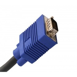 Cable VGA 15MM- SVGA HDB15MM 10M blindé Réf   0108015