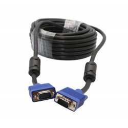 Cable VGA 15MM- SVGA HDB15MM 10M blindé Réf   0108015