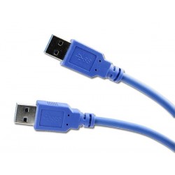 Cable USB3  A MALE vers A MALE 1.8M Ref   0107201