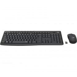 Clavier+Souris Sans fil MK295 LOGITECH en Noir SILENT Ref   920-009795.