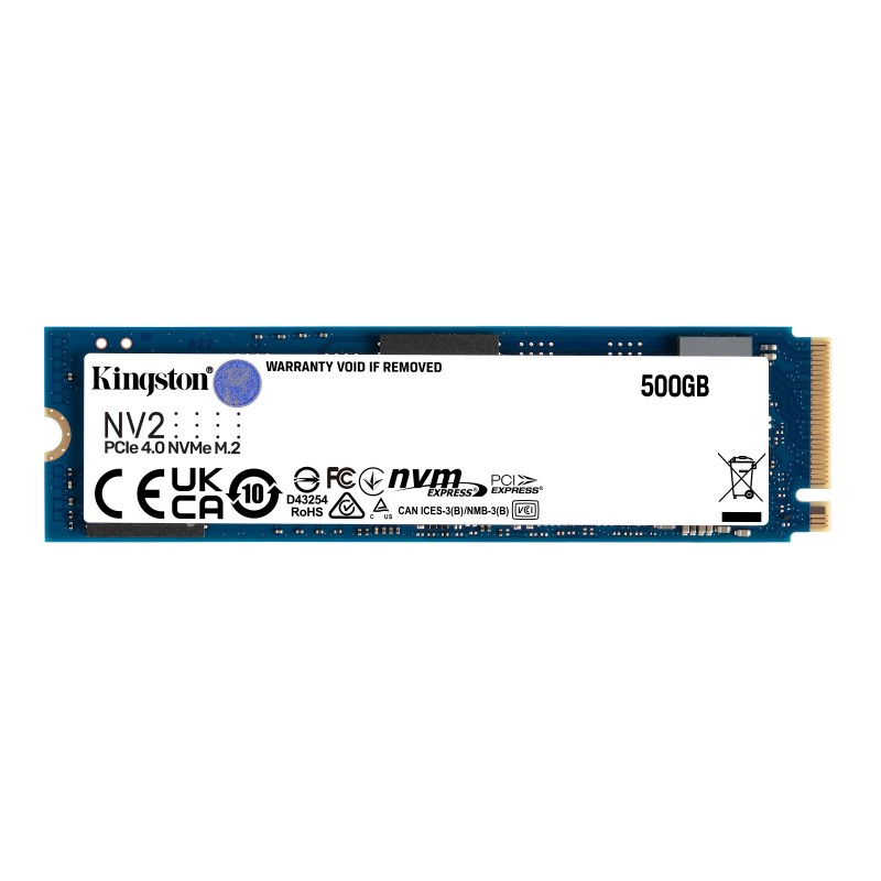 SSD M.2-NV2 500Go NVME KINGSTON Réf   SNV2S 500G.