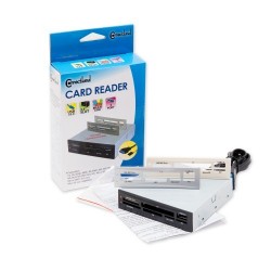 Lecteur de carte 3.5  interne Noir 1port USB 3.0+ 2 Façades supp interchangeables CONNECTLAND Réf. 3601081 - LECT-MUL-IN