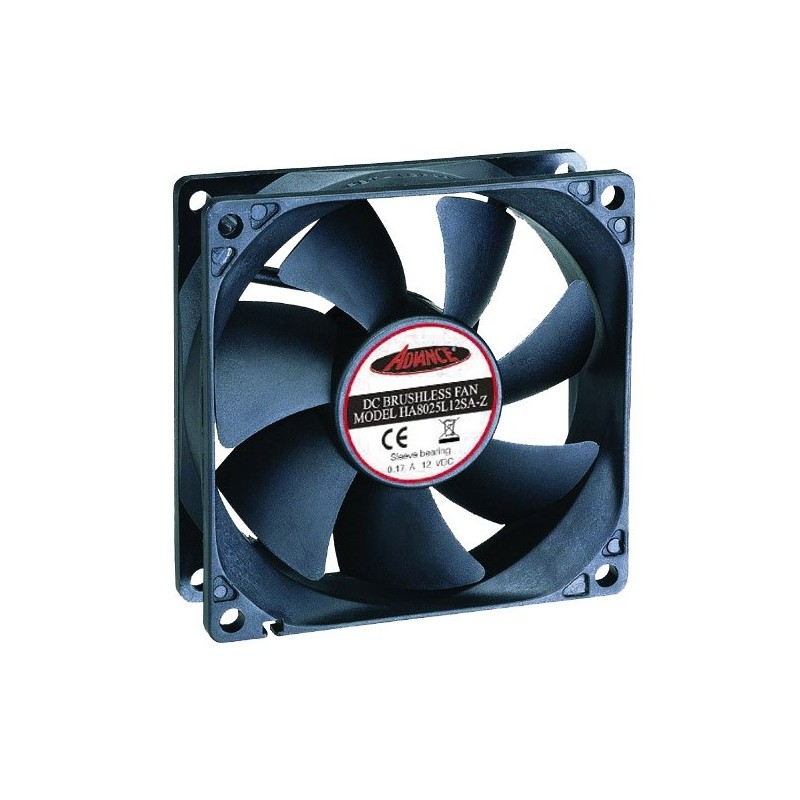 Ventilateur pour boitier 8 cm connecteurs 3 broches  CM ADVANCE Réf   V-A80