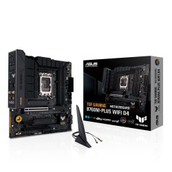 Carte Mère TUF GAM-B760M-PLUS WIFI M-ATX   4x DDR4   HDMI   DP RAID   5x USB 3.2 ext   2x M.2 1x PCI-Express 5.0 16x - L