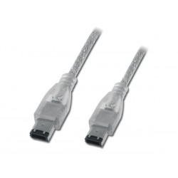 Cable IEEE 1394 6 Pins 6pins 2M CONNECTLAND Réf   0120001