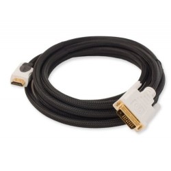 Cable DVI-D SIMPLE MALE HDMI M 3M Réf   0108092