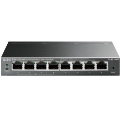 Switch 8 Ports 10 100 1000  TP LINK RJ-45 dont 4 ports en PoE Réf   TL-SG108PE