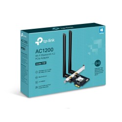 Carte PCI Exp WIFI-1200Mb TP-LINK 867Mbps at 5GHz + 300Mbps at 2.4GHz Bluetooth4.2 - 2antennes détachable Réf   ARCHER T