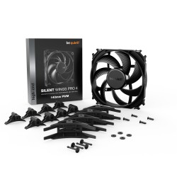 Ventilateur pour boitier  BEQUIET SILENT WINGS PRO4 140 PWM Réf   BL099.