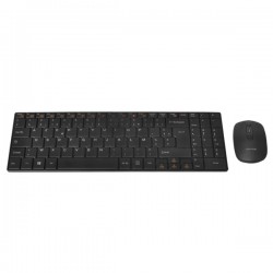 Clavier plat + Souris S.fil ADVANCE Wireless Combo Ref   CLS-SLIM-BK