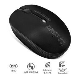 Souris ADVANCE S.fil  DRIFT 2 wifi 2.4Ghz -1600 dpi Couleur  noir Ref   S-290BK