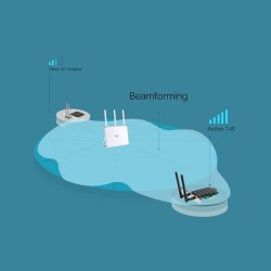 Carte PCI Exp WIFI-1200Mb TP-LINK avec 2 antennes détachables Réf   ARCHER T4E.