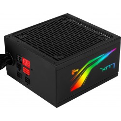 Alimentation ATX 650W AEROCOOL LUX RGB 12 CM Semi-Modulaire 80 PLUS BRONZE Réf   LUXRGB650M.