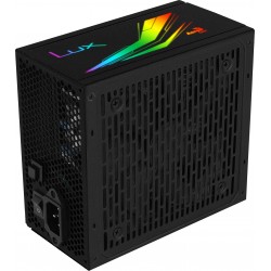 Alimentation ATX 650W AEROCOOL LUX RGB 12 CM Semi-Modulaire 80 PLUS BRONZE Réf   LUXRGB650M.