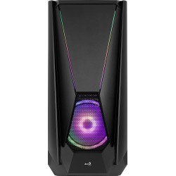 Boitier Moyen Tour ATX  AEROCOOL NIGHTHAWK DUO RGB  NOIR 2 USB2 -1 USB3 2 ventil - Réf   ACCM-PB22023.11.