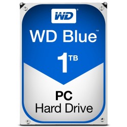 Disque Dur 3.5 1To 64Mo SATA3 WD 5400 Trs min - CAVIAR BLUE Ref   WD10EZRZ Garantie constructeur
