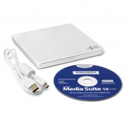 Graveur DVD Externe HIT LG GP60NW60 USB3.0   BLANC Ref   GP60NB60.AUAE12B.
