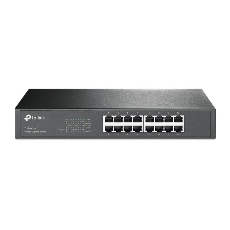 Switch 16Ports 10 100 1000 TP LINK RJ-45 Réf TL-SG1016D Switch 16Ports 10 100 1000 TP LINK RJ-45 Réf TL-SG1016D