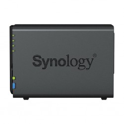 SERVEUR NAS DS-223 - SYNOLOGY 2 Baies -SATA 6G- 3x USB3.2- 1xRJ45 RAID 0, 1, JBOD - RAM 2 Go Ref   DS-223.