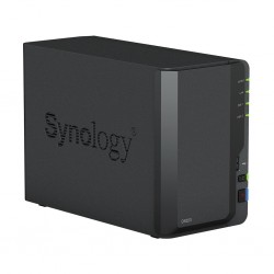 SERVEUR NAS DS-223 - SYNOLOGY 2 Baies -SATA 6G- 3x USB3.2- 1xRJ45 RAID 0, 1, JBOD - RAM 2 Go Ref   DS-223.