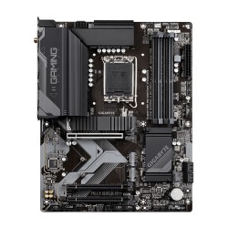 C. Mère GIGABYTE B760 GAMING X-AX ATX   4 x DDR4  DP HDMI - Wi-Fi 6E - 4xSATA 6Gb s - 3x M.2 - USB3.2 1x PCI-Express 4.0