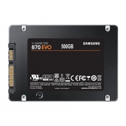 SSD 500Go 2.5 SATA3 SAMSUNG 870 EVO Réf   MZ-77E500B EU GARANTIE CONSTRUCTEUR 5 ANS.