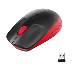 Souris LOGITECH S.fil M190 ROUGE Ref   910-005908.