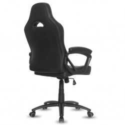 Fauteuil Gamer Fighter Noir Blanc SPIRIT OF GAMER Réf   SOG-GCFWT.