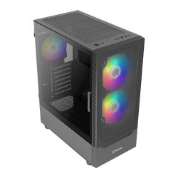 Boitier Moyen Tour ATX  Noir ANTEC 2xUSB2.0- 1x USB3- AUDIO- RGB Sans alimentation  - Couleur NOIR Réf   NX410.