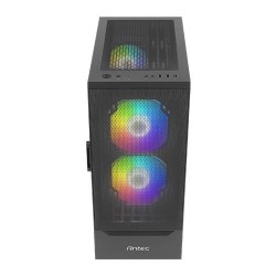 Boitier Moyen Tour ATX  Noir ANTEC 2xUSB2.0- 1x USB3- AUDIO- RGB Sans alimentation  - Couleur NOIR Réf   NX410.