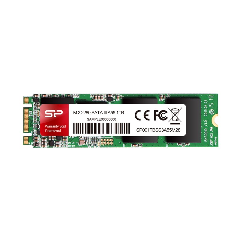 SSD M.2 SATA - 1To SILICON POWER Model A55 Réf   SP001TBSS3A55M28.