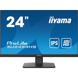 Moniteur LCD 24 IIYAMA XU2493HS-B5 DP-HDMI- 4MS 16 9 MULTIMEDIA Prise audio - coté sans bordure GARANTIE CONSTRUCTEUR 3 