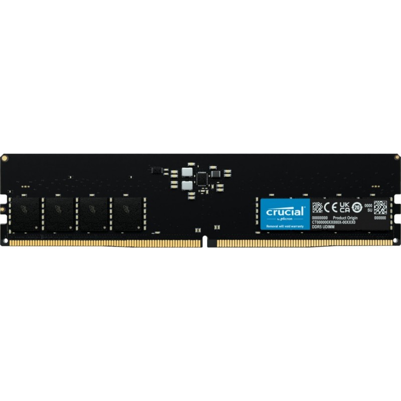 DDR5 16Go PC5600 CRUCIAL Retail sous blister individuel Réf   CT16G56C46U5.