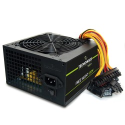 Alimentation ATX 650W TECNOWARE FREE SILENT 3 SATA + 3 Molex+1 P4+4 Ventilateur 12 cm Réf   FAL650FS12.