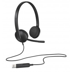 Casque Micro HEADSET H340 LOGITECH Connection USB Réf   981-000475.