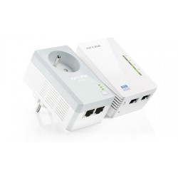 TP-LINK AV500 2-port Powerline WiFi Extender KIT including 1 TL-WPA4220 and 1 TL-PA4025P 500Mbps Powerline datarate 300Mbps
