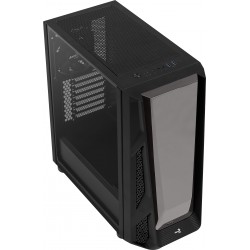 Boitier Moyen Tour ATX  AEROCOOL NIGHTHAWK  NOIR 2 USB3 -1 ventil - Panneau vitré Réf   ACCM-PB20013.11.