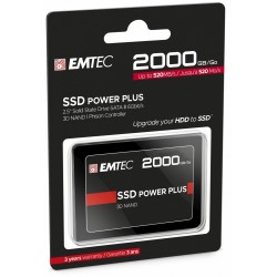 SSD 2To 2.5 SATA III EMTEC X150 Power Plus Réf   ECSSD2TX150.