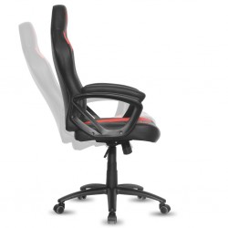 Fauteuil Gamer Fighter Noir Rouge SPIRIT OF GAMER Réf   SOG-GCFRE.