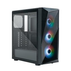 Boitier COOLER MASTER CMP520 NOIR MOYEN TOUR RGB Avec Panneau vitré Réf   CP520-KGNN-S00.