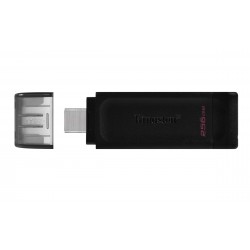 Cles 256Go USB-C 3.2 KINGSTON DataTraveler 70 Réf   DT70 256GB Sorecop inclus.