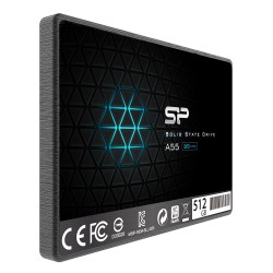 SSD 512Go 2.5 SILICON POWER A55 Lecture 560 Mo s- Ecriture 530 Mo s Réf   SP512GBSS3A55S25 GARANTIE CONSTRUCTEUR.