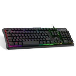 Clavier USB ADVANCE GAMING rétro éclairé 7 couleurs RGB  touches semi-mécaniques Réf   CLA-GTA230