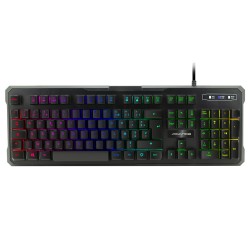 Clavier USB ADVANCE GAMING rétro éclairé 7 couleurs RGB  touches semi-mécaniques Réf   CLA-GTA230